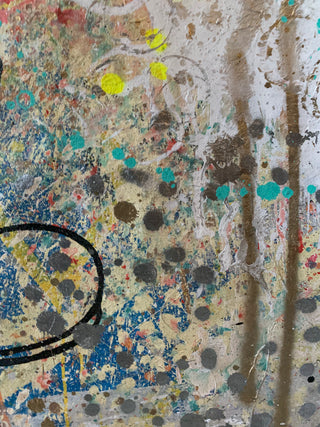 Mickey 1- Original Handpainted Screenprint on Canvas