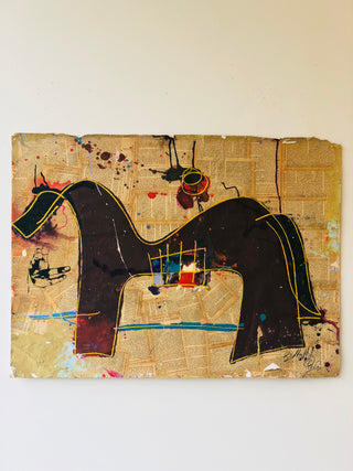 Youngin’ Leading a Horse (Black)