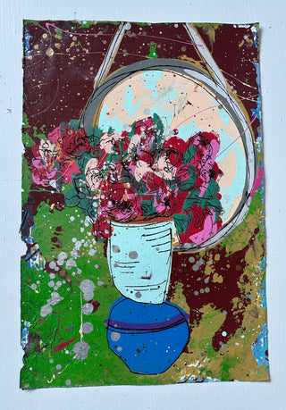 Floral in Vase w/ Mirror 6
