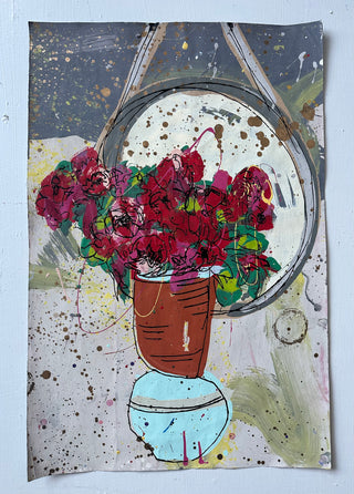 Floral in Vase w/ Mirror 5