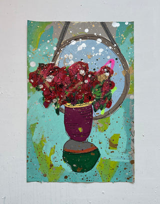 Floral in Vase w/ Mirror 29