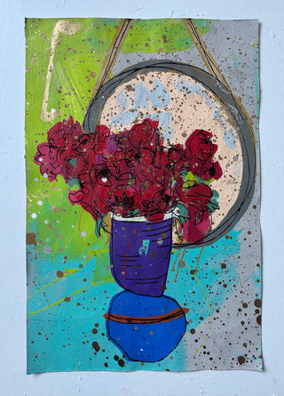 Floral in Vase w/ Mirror 9
