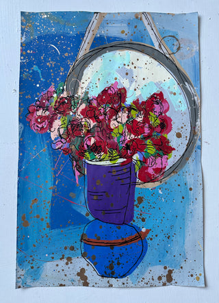 Floral in Vase w/ Mirror 8