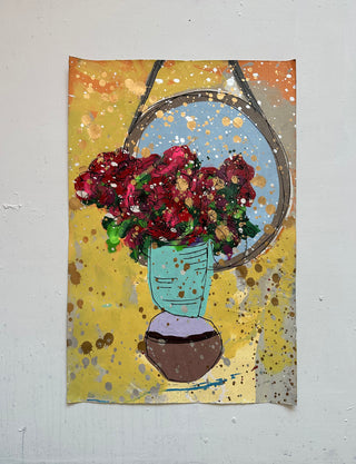 Floral in Vase w/ Mirror 31