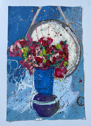 Floral in Vase w/ Mirror 11