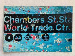 Chambers St WTC Subway Sign - NYC