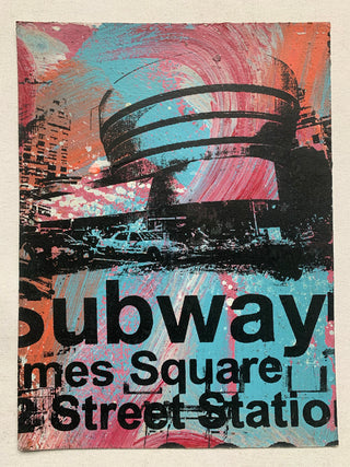 Guggenheim Museum / Times Square Station Subway Sign (medium) - NYC