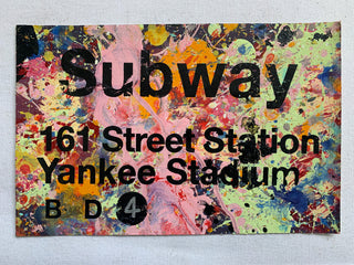 Yankee Stadium Subway Sign- NYC