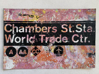 Chambers St WTC Subway Sign - NYC