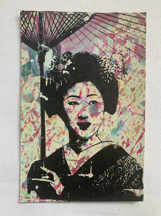 Oriental Lady w/ Umbrella